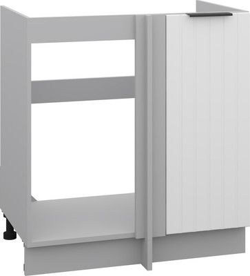 Шкаф под мойку Arvento Корнелия Анта-плюс НШУ-750 угловой без столешницы (белый софт)