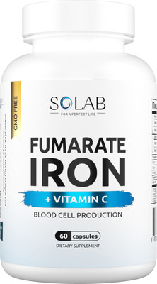 Витаминно-минеральный комплекс SOLAB Железо Фумарат (60 капсул)