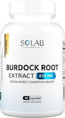 Пищевая добавка SOLAB Корень Лопуха экстракт (60 капсул)