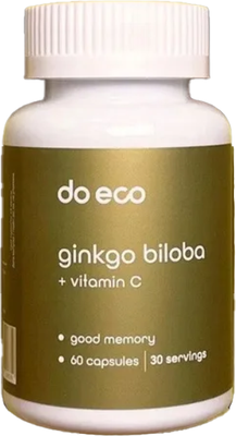 Комплексная пищевая добавка Do eco Гинкго билоба с витамином С (60 капсул)