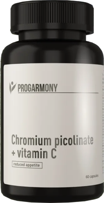 Витаминно-минеральный комплекс Progarmony Хром пиколинат с витамином С (60 капсул)