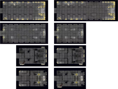 Набор тайлов для настольной игры Pandora's Box Studio Древние склепы / 05PB119 (18шт)