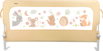 Ограждение для кровати Solmax&Kids Лесные звери / TLT99902 (1.6м, бежевый)