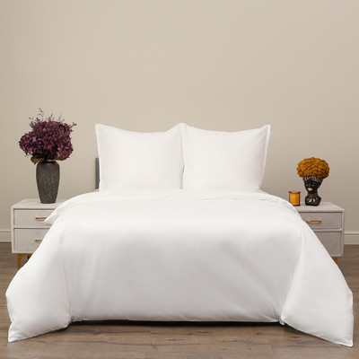 Комплект постельного белья Siberia Home Сэнди 1.6 70x70 / Сиб-1.6-С-б70x70 (белый)