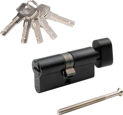 Цилиндровый механизм замка VELA ZZ-90(40T/50)-T-BL (черный)