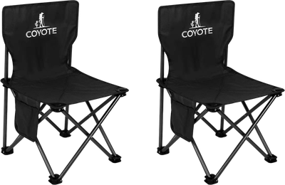 Комплект стульев складных Coyote HYL003S (2шт, черный)