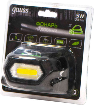 Фонарь Gauss GFL409 / GF409