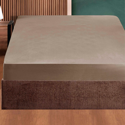 Простыня DO&CO Soft на резинке 90x200x30 / 12121 (коричневый)