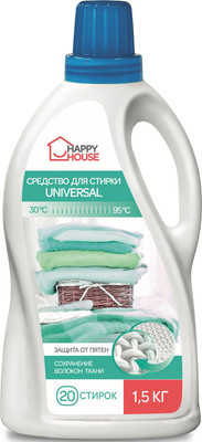 Гель для стирки Happy House Universal (1.5кг)