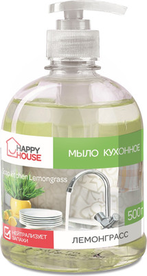 Мыло жидкое Happy House Кухонное Лемонграсс (500г)