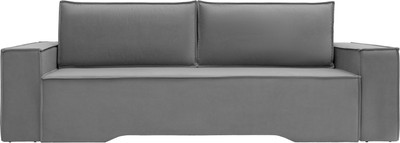 Диван KRONES Цезарь 4 Lux (велюр темно-серый)