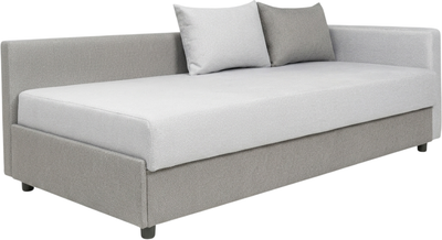 Тахта KRONES Эллада (велюр светло-серый/кофейно-серый)