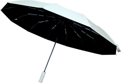 Зонт складной Ame Yoke ОК55-12DR (белый)