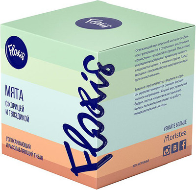 Чайный напиток Floris Мята с корицей и гвоздикой (50г)