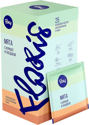 Чайный напиток Floris Мята с корицей и гвоздикой (25пак)