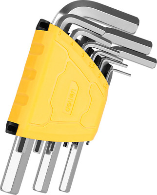 Набор ключей Deli EDL230009 (9шт, черный/желтый)