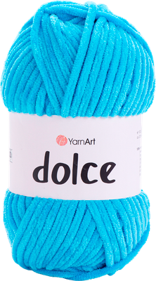 Пряжа для вязания Yarnart Dolce 100% микрополиэстер / 758 (120м, голубой)