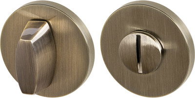 Ручка дверная Armadillo Поворотная BK6.R.URS52 WC-Bolt BK6 URS AB-7 (бронза)