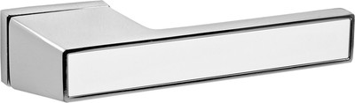 Ручка дверная Fuaro LM/Z K.QS52.TITAN CP/WH-19 (хром/белый)