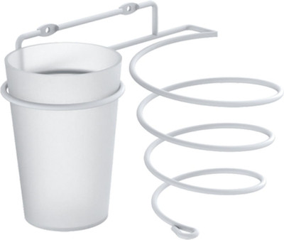 Стакан для зубной щетки и пасты Potato P28-7 (с держателем для фена)