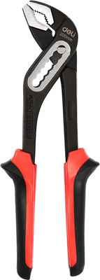 Клещи переставные Deli RS EDL2608Z (200мм, красный/черный)