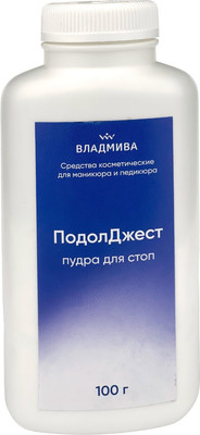 Тальк для ног ВладМиВа ПодолДжест для стоп от запаха и пота (100г)