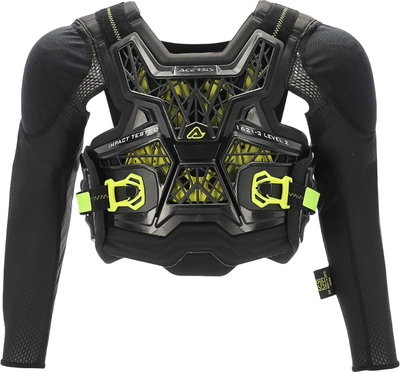 Моточерепаха Acerbis Specktrum Junior Level 2 / 0024545.318.063 (S/M, черный/желтый)