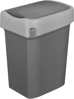 Мусорное ведро Restola Smart Bin с крышкой маятник / 434258111 (50л, серый)