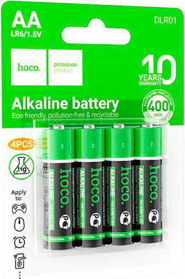 Комплект батареек Hoco LR06/4ВР (4шт)