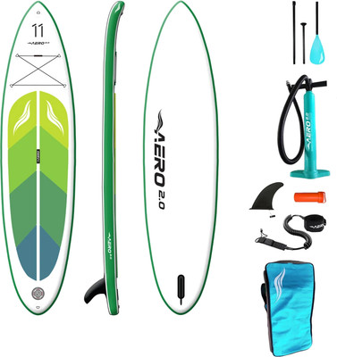 SUP-борд AERO Green Leaf 11 (зеленый лист)