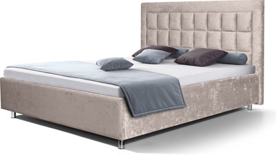 Полуторная кровать ФорестДекоГрупп Стелла 3 140x200 без ПМ (Ice 1)