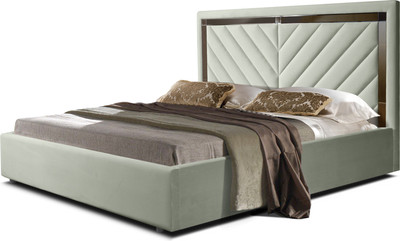 Двуспальная кровать ФорестДекоГрупп Софи 4 160x200 с ПМ (Veluta Lux 14)