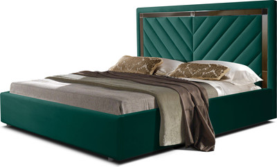 Двуспальная кровать ФорестДекоГрупп Софи 4 160x200 без ПМ (Veluta Lux 33)