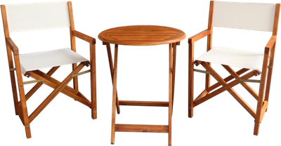 Комплект садовой мебели National Tree Company из акации / TP2113.1 (3 предмета)