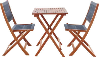 Комплект садовой мебели National Tree Company из акации / TP2090.0.2 (3 предмета)