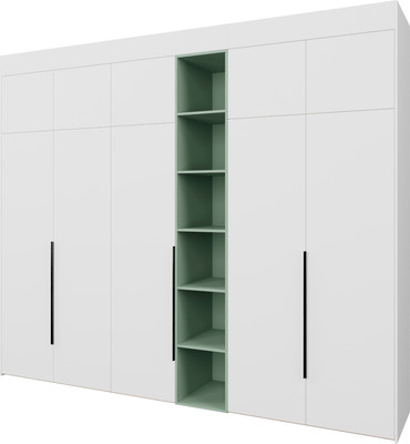 Шкаф Рэйгрупп Рэй S245-В14-3-EBZ В14-3 (дуб элисон/белый премиум/зеленый самшит)