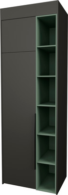 Шкаф Рэйгрупп Рэй S245-B1-WKL В1 (дуб веллингтон/кобальт/античная латунь)