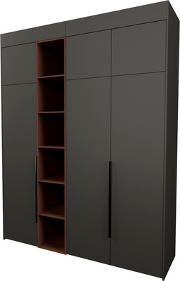 Шкаф Рэйгрупп Рэй S245-245В8-1-WKL В8-1 (дуб веллингтон/кобальт/античная латунь)