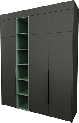 Шкаф Рэйгрупп Рэй S245-В8-2-WKZ В8-2 (дуб веллингтон/кобальт/зеленый самшит)