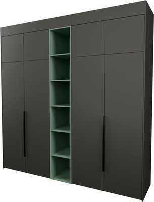 Шкаф Рэйгрупп Рэй S245-В11-2-WKZ В11-2 (дуб веллингтон/кобальт/зеленый самшит)