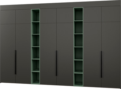 Шкаф Рэйгрупп Рэй S245-В18-1-WKZ (дуб веллингтон/кобальт/зеленый самшит)