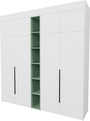 Шкаф Рэйгрупп Рэй S257-В10-3-EBZ В10-3 (дуб элисон/белый премиум/зеленый самшит)