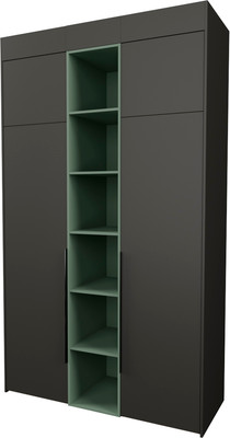 Шкаф Рэйгрупп Рэй S257-В5-WKZ В5 (дуб веллингтон/кобальт/зеленый самшит)