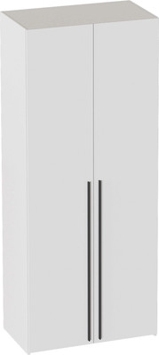 Шкаф-пенал Мебельград Ренн шкаф 2 двери (белый аляска)