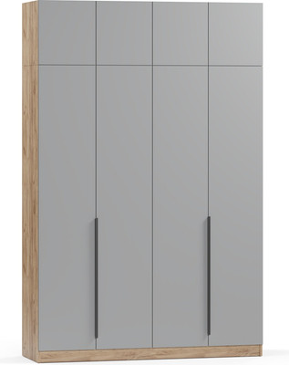 Шкаф Soma Lord Black 160x240 (дуб крафт золотой/серый)