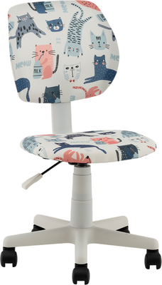 Кресло детское Stool Group Лоло (белый 5256D-W Cats)