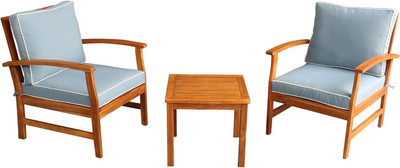 Комплект садовой мебели National Tree Company из акации / TP2062.0.3 (3 предмета)