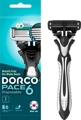 Бритвенный станок Dorco Pace 6 одноразовый (1шт)