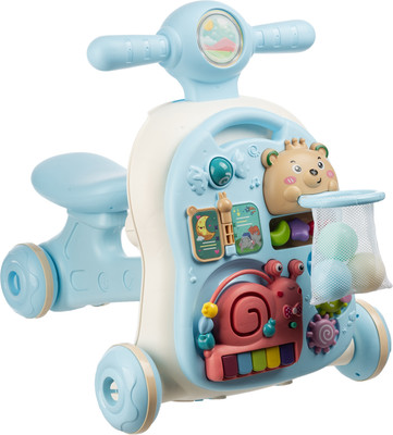 Ходунки-каталка Labalu Комфорт и интеллект для малыша 4 в 1 (светло-голубой)