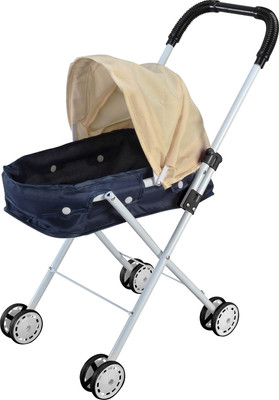 Коляска для куклы Labalu Eva (серый/бежевый)